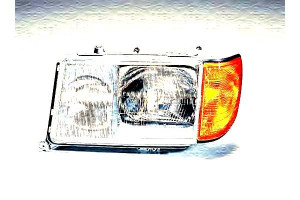 Reflektor (h3/h4 Kolor Wkładu: Srebrny) Mercedes E