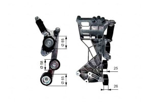 Napinacz Paska Wielorowkowego Mercedes A (w169) B