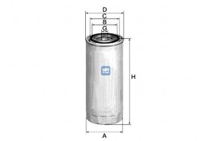 Filtr Paliwa Diesel Ufi