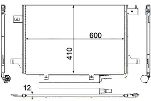 Skraplacz Klimatyzacji Mercedes W169 04- Hella