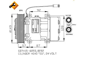Sprężarka Klimatyzacji Rvi Premium Premium 2 Dci11