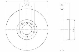 Tarcze Hamulcowe 2szt Bmw Przód E38 94-01 334mm 74