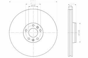 Tarcze Hamulcowe 2szt Vw Przód A8 03- 360mm Textar