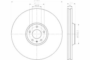 Tarcze Hamulcowe 2szt Vw Przód A8 03- W12 S8 385mm