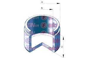 Tłoczek Hamulcowy Mercedes Przód W460 W463 T1 77-