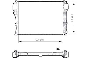 Chłodnica Silnika Mercedes S (c216) S (w221) 4.0d-