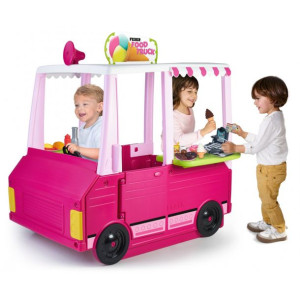Feber Różowy Food Truck 2w1 Kuchnia i Pojazd Artykuły Spożywcze Akcesoria k