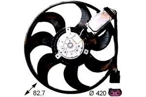 Wentylator Chłodnicy Hella 7l0959455d 7l0959455a 7