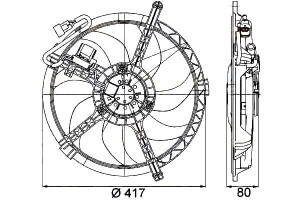 Wentylator Chłodnicy [hella]
