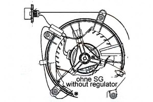 Wentylator Dmuchawa Behr Hella 2108205242 21082034