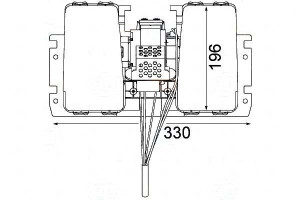 Wentylator Dmuchawa [behr Hella]