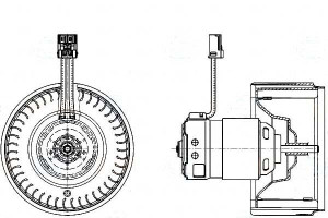 Wentylator Dmuchawa [behr Hella]