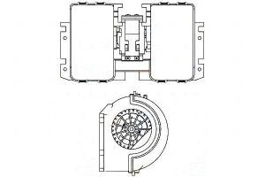 Wentylator Dmuchawa [behr Hella]