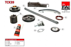 Zestaw Łańcucha Rozrządu Mitsubishi Fai Autoparts