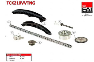 Zestaw Łańcucha Rozrządu Vw Fai Autoparts
