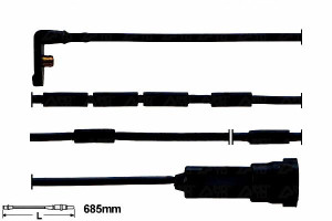 Czujnik Zużycia Klocków Daewoo Lanos Opel Astra F