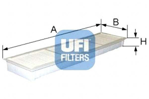 Filtr Kabinowy Mini Cooper 01- Ufi