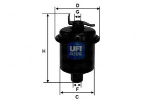 Filtr Paliwa Honda Accord Civic 1.4-2.0 Ufi
