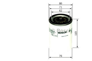 Filtr Oleju Jaguar Xj Xk 96- Bosch