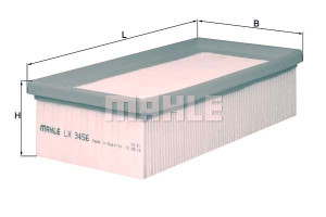 Filtr Powietrza Mahle 9674725580 Pa7739 Ca11288