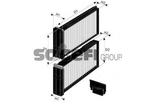 Filtr Kabinowy Cu 23 000-2 Fram Fram