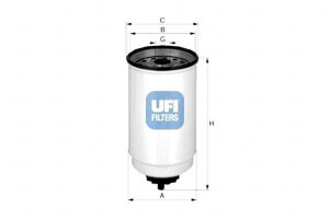 Filtr Paliwa Diesel Ufi