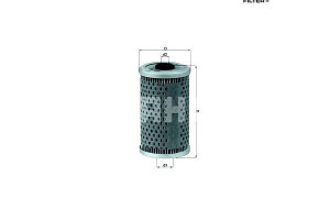 Filtr Oleju Mercedes W123 80-85 Knecht