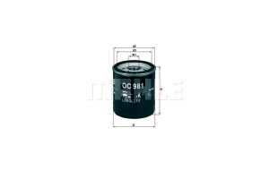 Filtr Oleju Mahle 9y4459 9y4507 55560202 M05281090