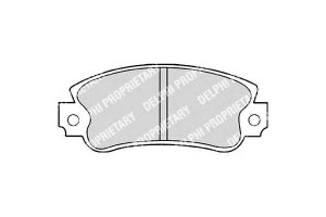 Klocki Hamulcowe Fiat Uno Delphi Ham