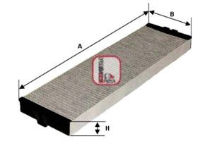 Filtr Kabiny Z Węglem Lancia Thesis 2.0-3.2 07.02-