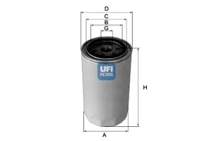 Filtr Oleju Audi 2.6e 2.8e 95- Ufi