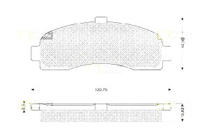 Klocki Hamulcowe Nissan Micra 1 Kpl Starline Starl