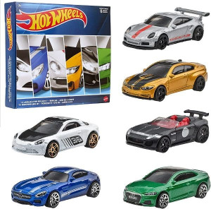 Hot Wheels 6 Autek Prezentowy Zestaw Premium Hdh51