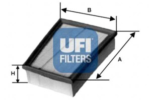 Filtr Powietrza Citroen Peugeot 2.0hdi Ufi