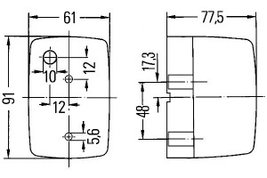 Lampa Kierunkowskazu (pomarańczowy) Mercedes T1 /
