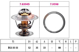 Termostat Facet Th575088j 1880394 580394 820475