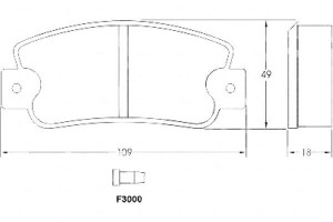 Klocki Hamulcowe Fiat Uno Ritmo Regata Z Czuj. A.b