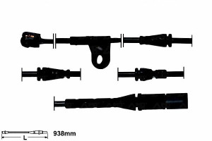 Czujnik Zużycia Klocków Bmw X5 X5 (f15 F85) X6 (e7