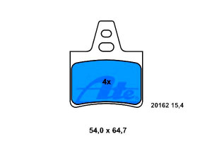 Klocki Hamulcowe Citroen Xantia Xm 1.6-3.0 05.89-0