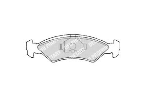 Klocki Hamulcowe Ford Fiesta -89 Delphi Ham