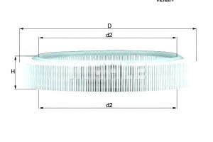 Filtr Powietrza Mercedes 190 (w201) Coupe (c123) C