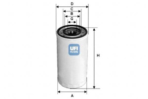 Filtr Oleju Pajero 2.8 Td 94- Ufi