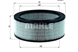 Filtr Powietrza Ford Transit 1.6-2.5d 04.71-09.94