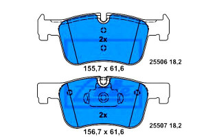 Klocki Hamulcowe Bmw Przód 1 3 4 1,5-2,0 10- Ate