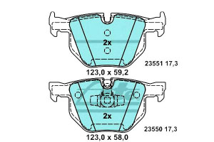 Klocki Hamulcowe Ceramiczne Bmw 3 (e90) 3 (e91) 3