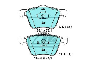 Klocki Hamulcowe Ceramiczne Volvo Xc90 I 2.4d-3.2