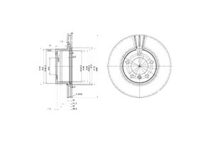 Tarcze Hamulcowe 2szt Bmw 5 (e39) 2.0-3.5 09.95-05