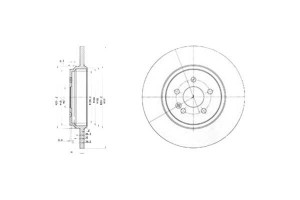 Tarcze Hamulcowe 2szt Mercedes M (w163) 2.7d-5.4 0