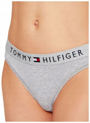 Stringi damskie szare TOMMY HILFIGER - L