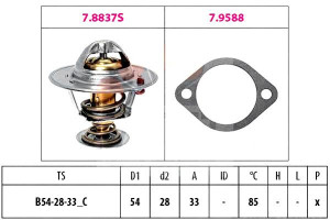 Termostat Facet 1880837 580837